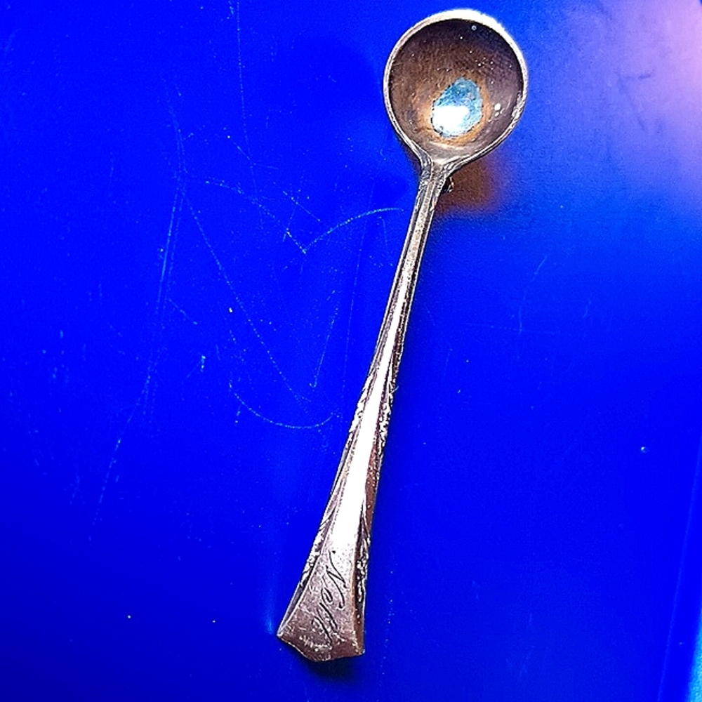 Vintage Gorham Sterling Silver Spoon Pin With The Name "Nell" Engraved PAT. 38